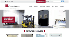 Desktop Screenshot of chasedoors.com