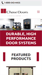 Mobile Screenshot of chasedoors.com